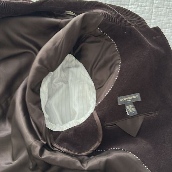 Vintage Banana Republic Corduroy Blazer 44S Brown Made in Turkey Ivy Preppy Y2K - Picture 9 of 14